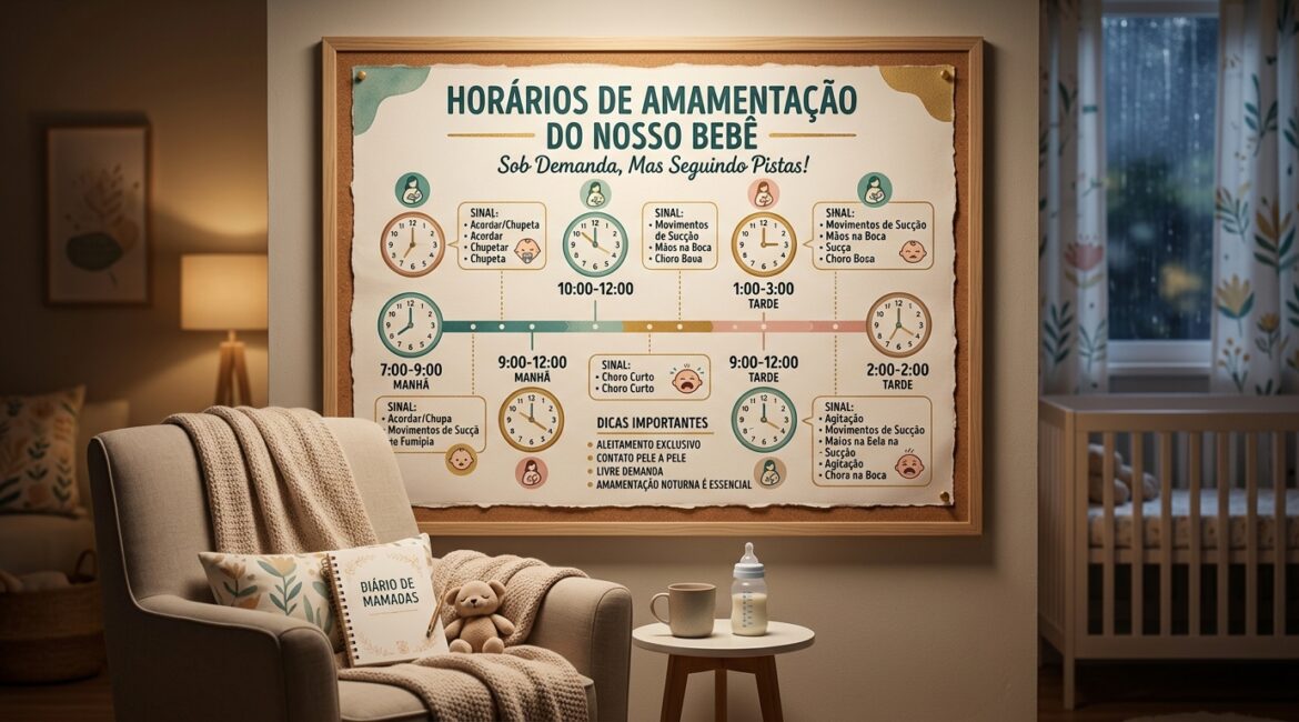 Quantas vezes o recém-nascido deve mamar por dia