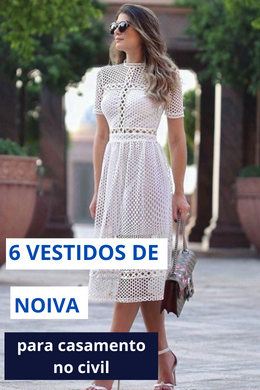 ideias de vestido noiva civil